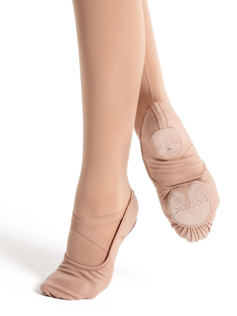 capezio hanami ballet shoe light suntan 2037w base