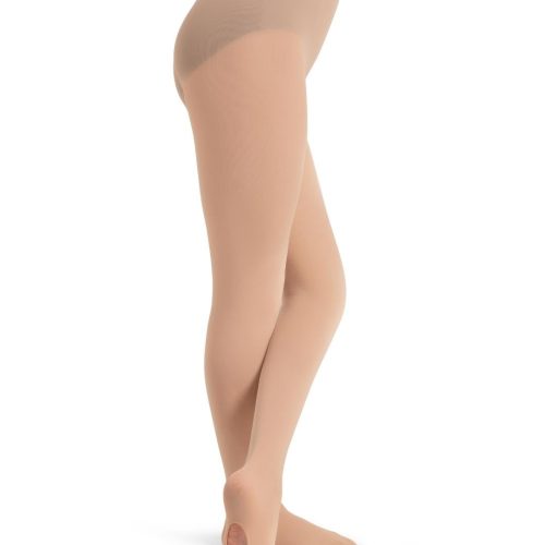 capezio ultra soft transition tight girls porcelain 1916c base